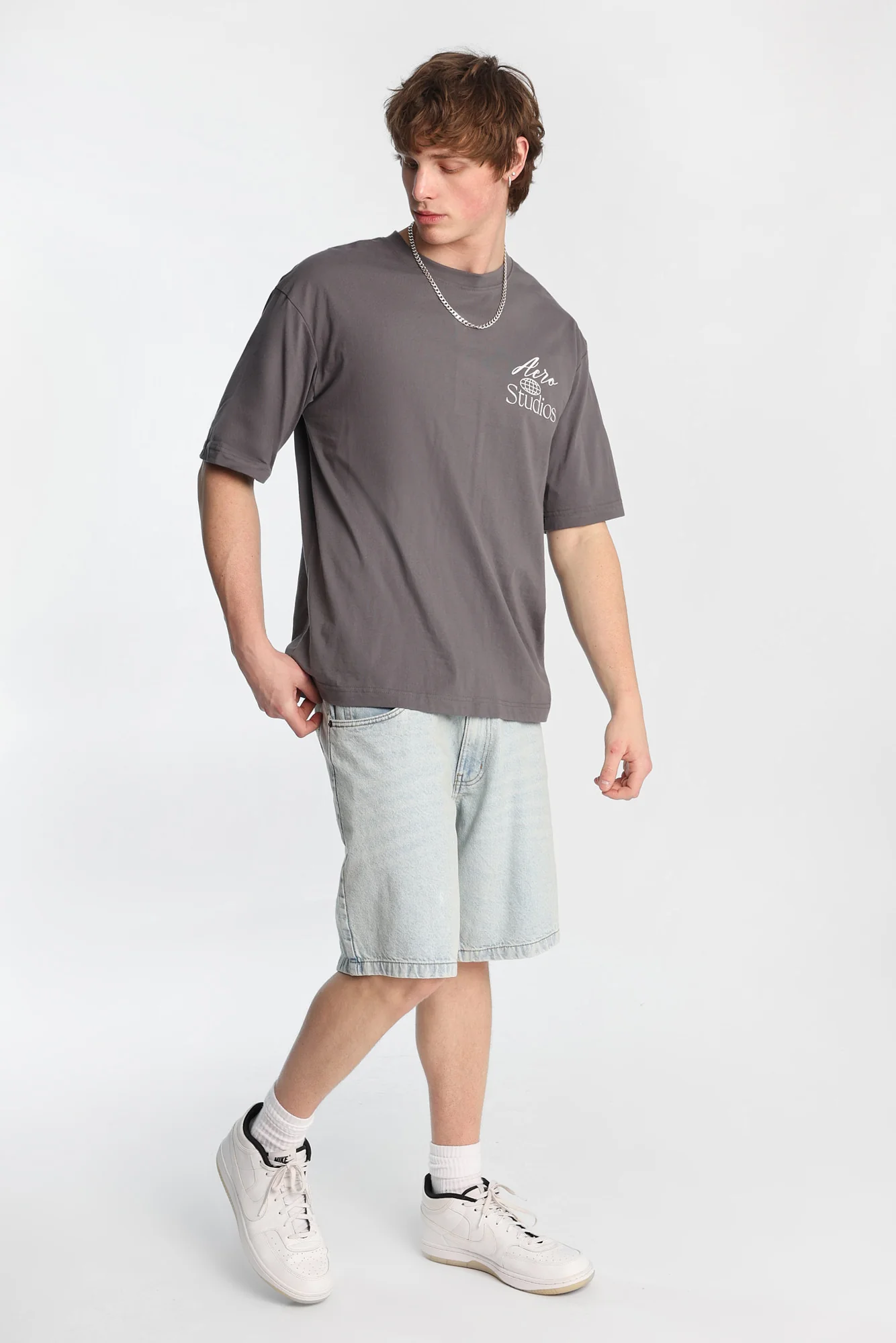 Loose Denim Shorts - Image 4