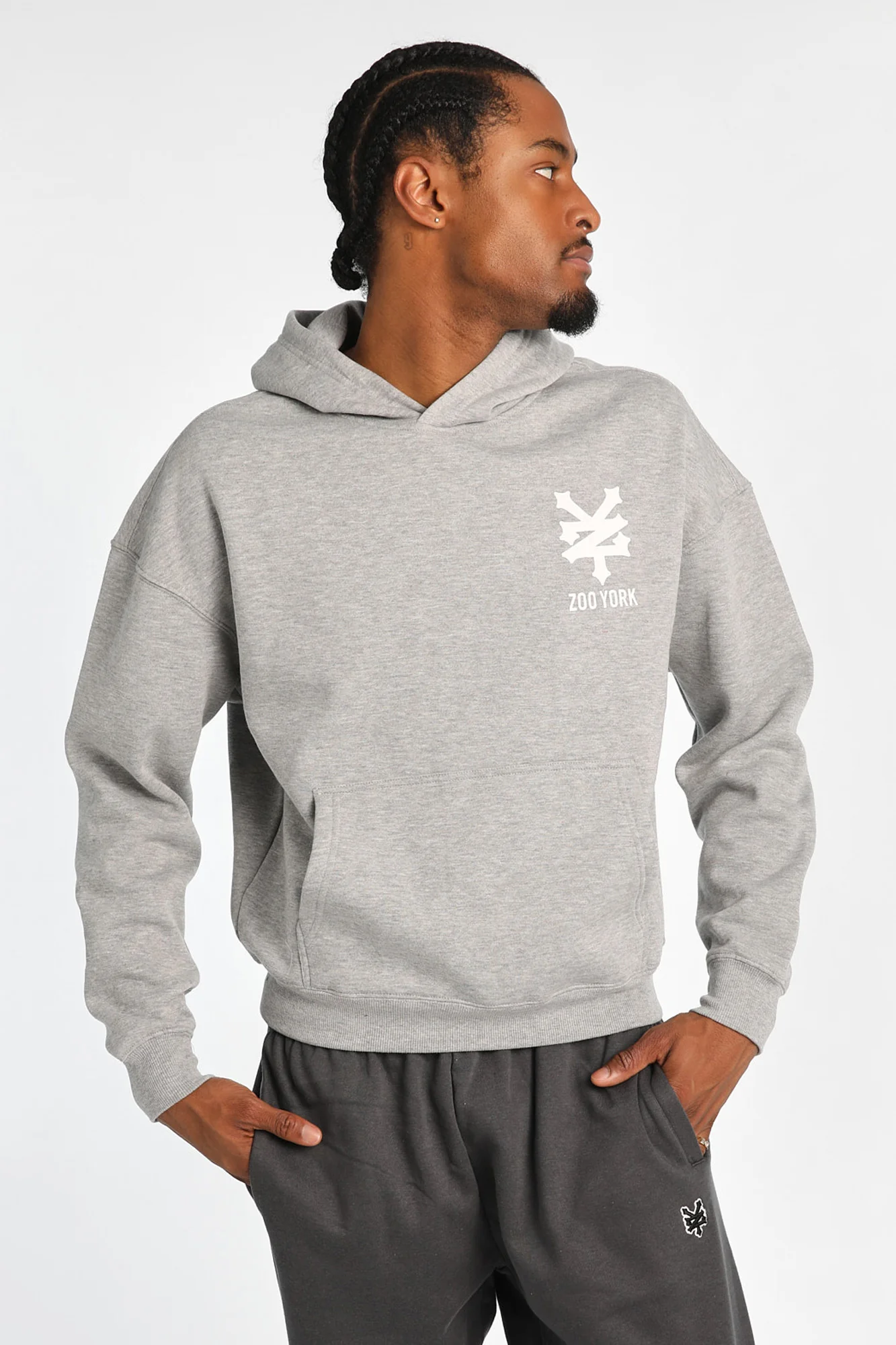 Zoo York Back Print Boxy Hoodie - Image 7