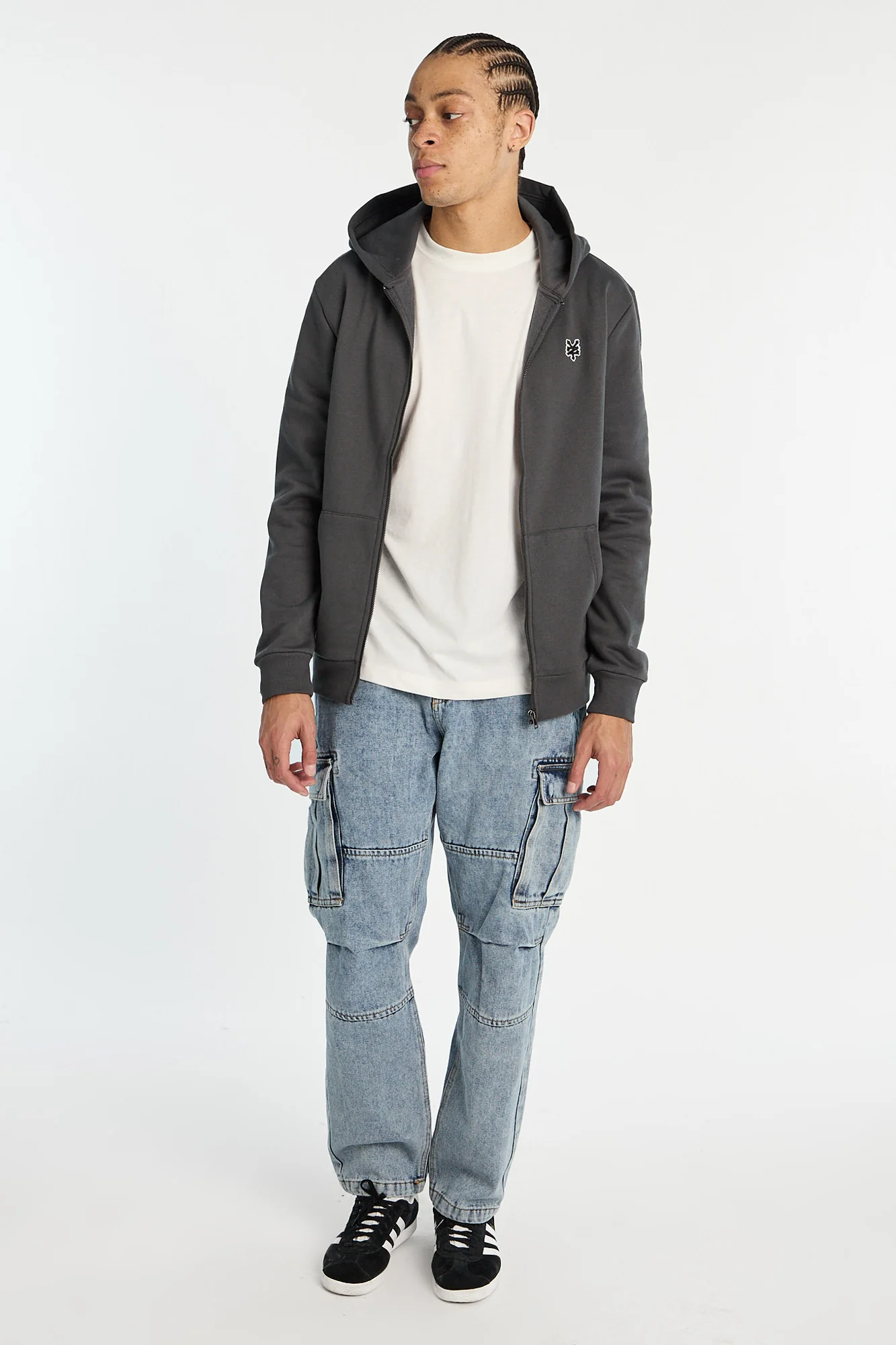 Zoo York Mens Solid Zip-Up Hoodie - Image 13