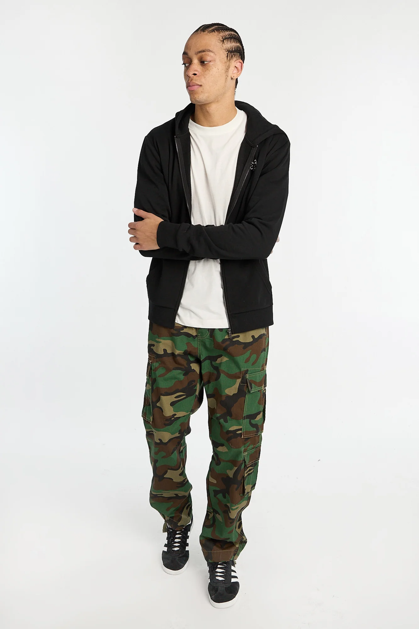 Zoo York Mens Solid Zip-Up Hoodie - Image 5