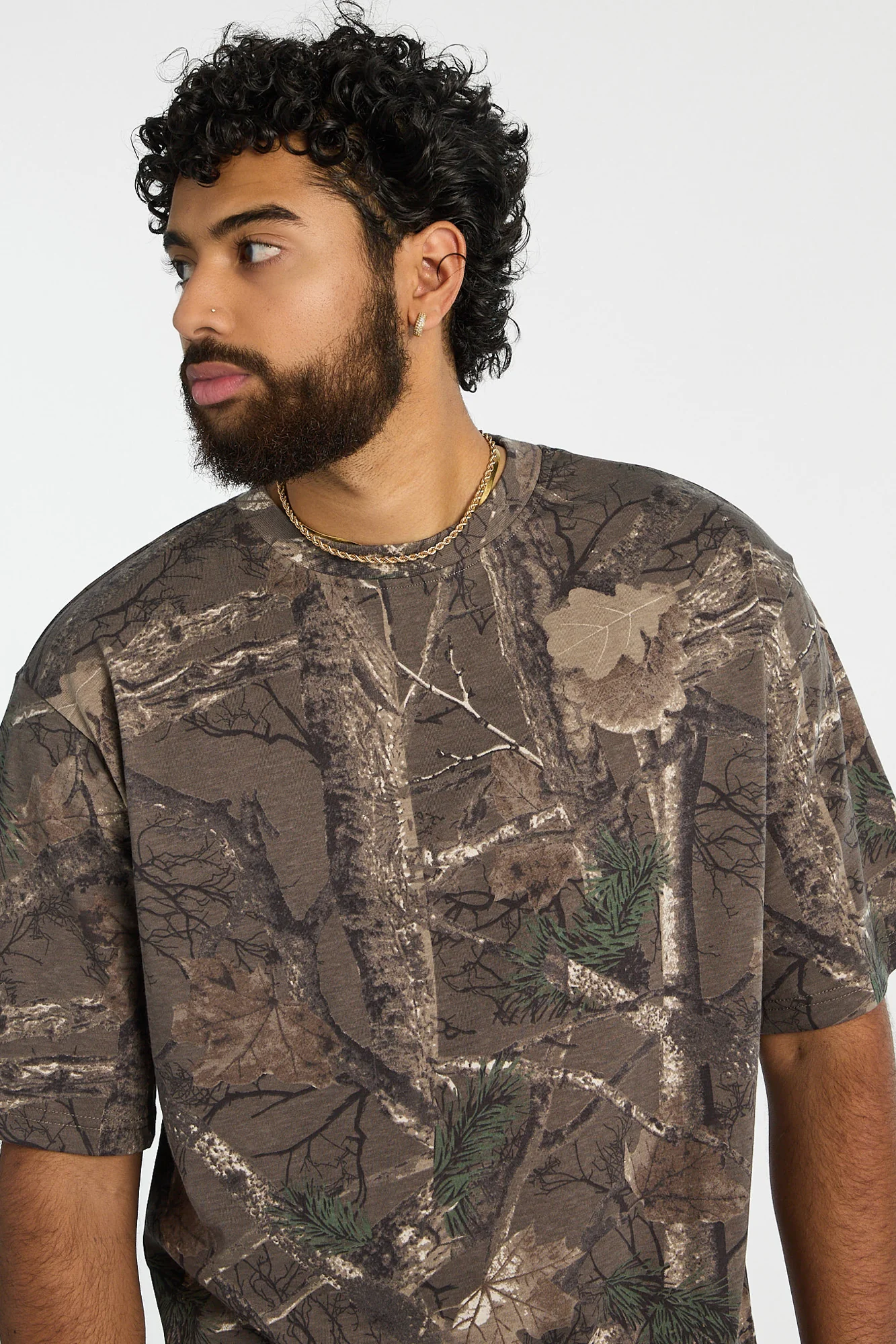 Zoo York Mens Tree Camo Oversized Tee - Image 10