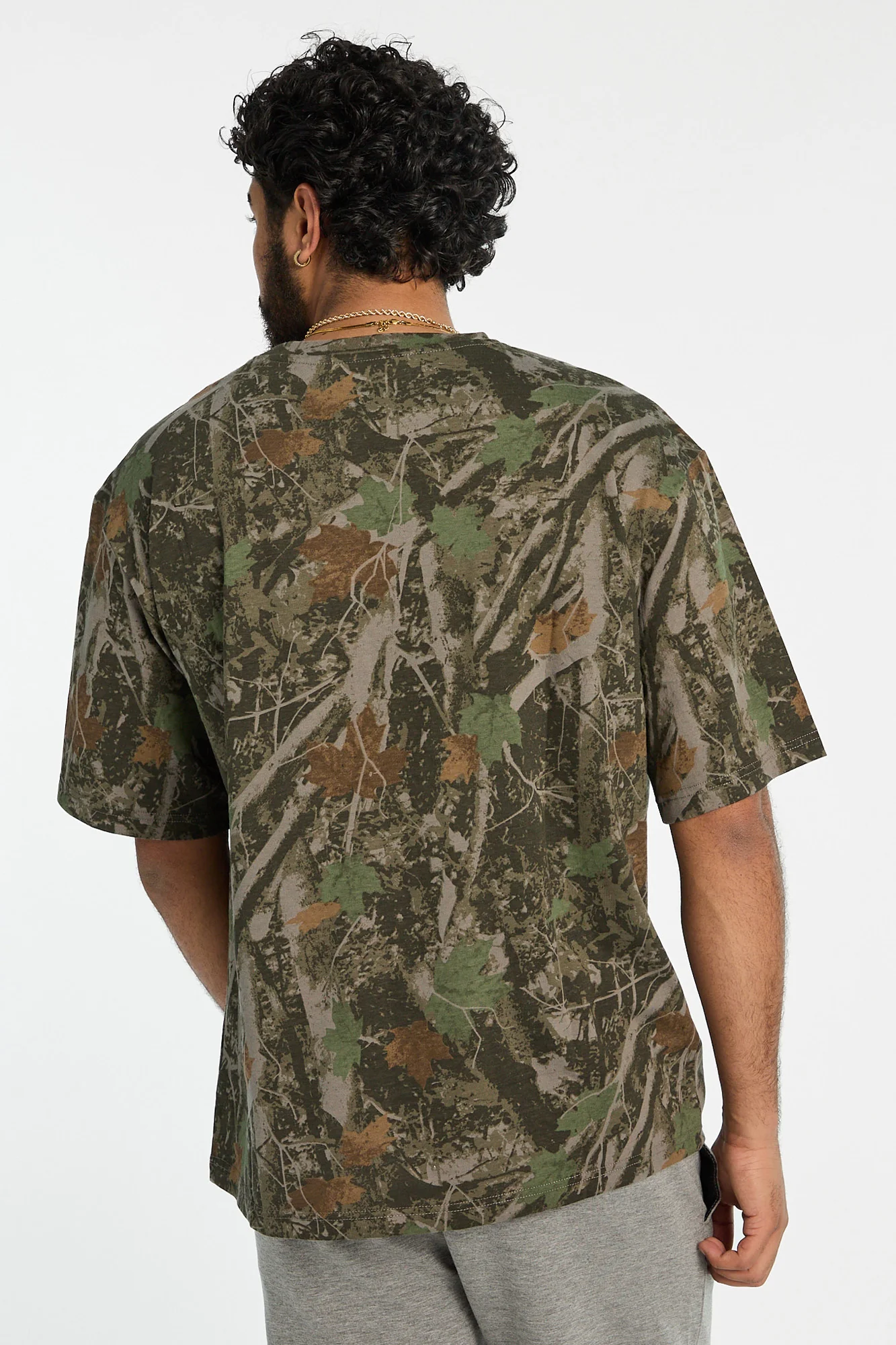 Zoo York Mens Tree Camo Oversized Tee - Image 3