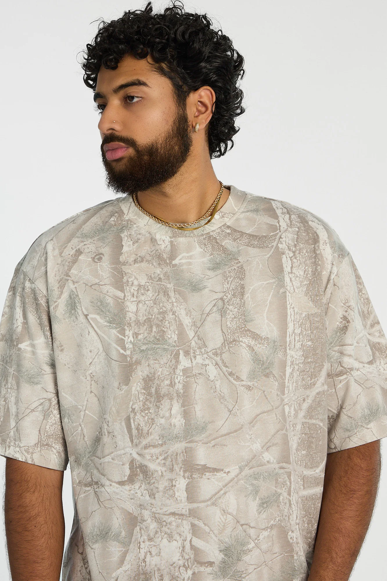 Zoo York Mens Tree Camo Oversized Tee - Image 6