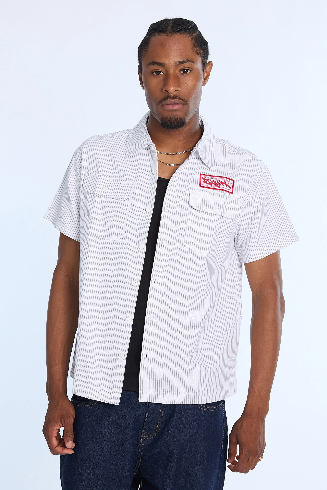 Zoo York Mens Performance Shop Twill Button-Up - Image 5