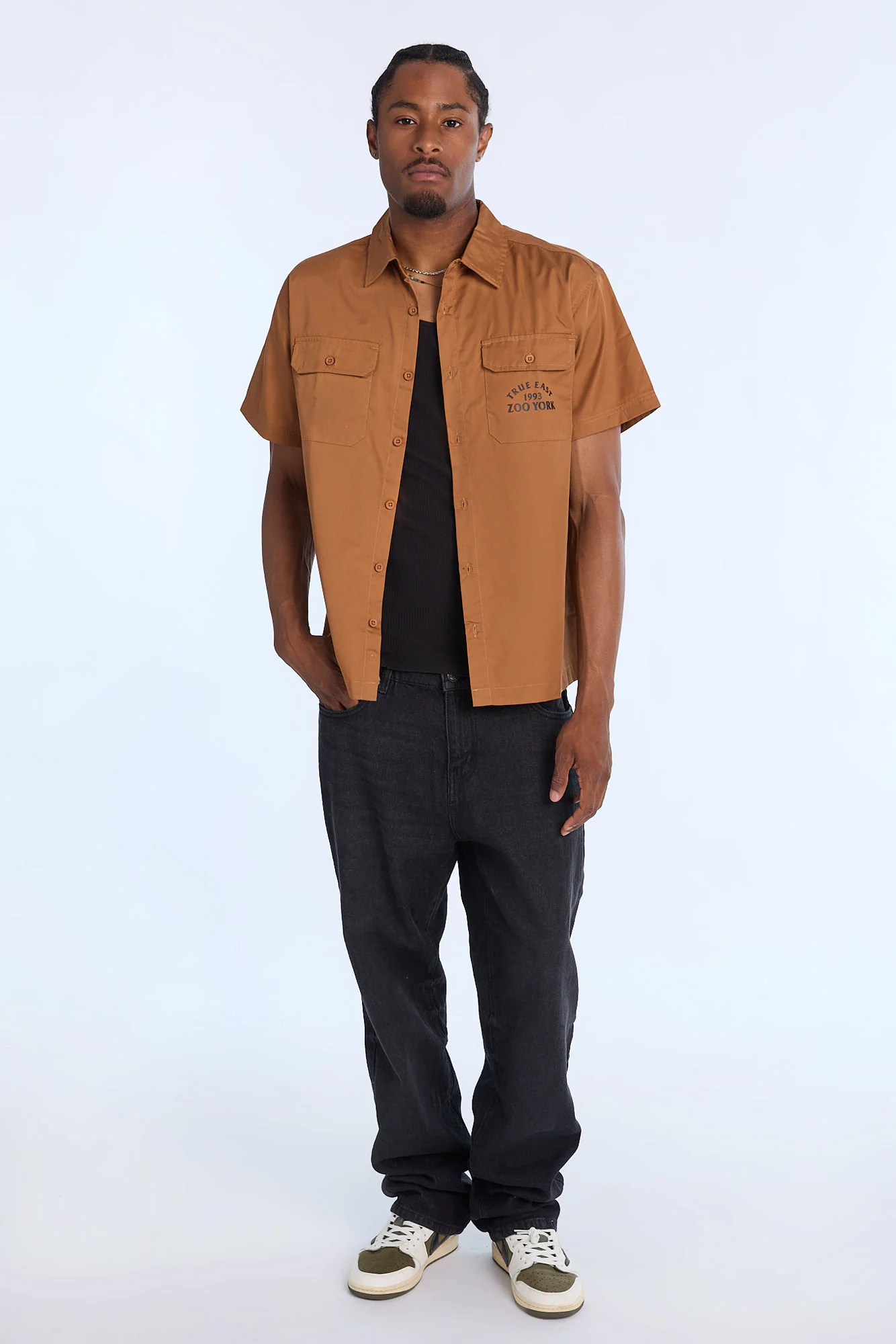 Zoo York Mens True East 1993 Twill Button-Up - Image 8