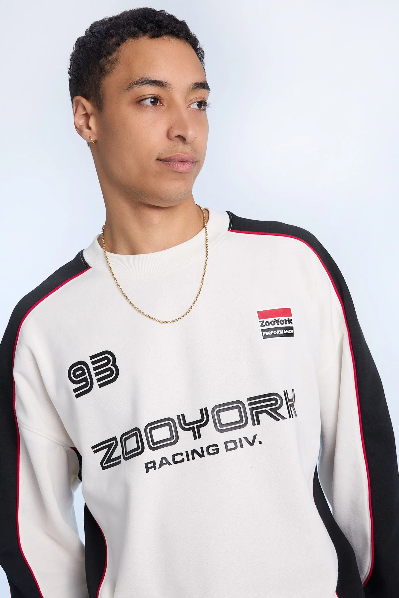 Zoo York Mens Colour Block Sweatshirt - Image 6