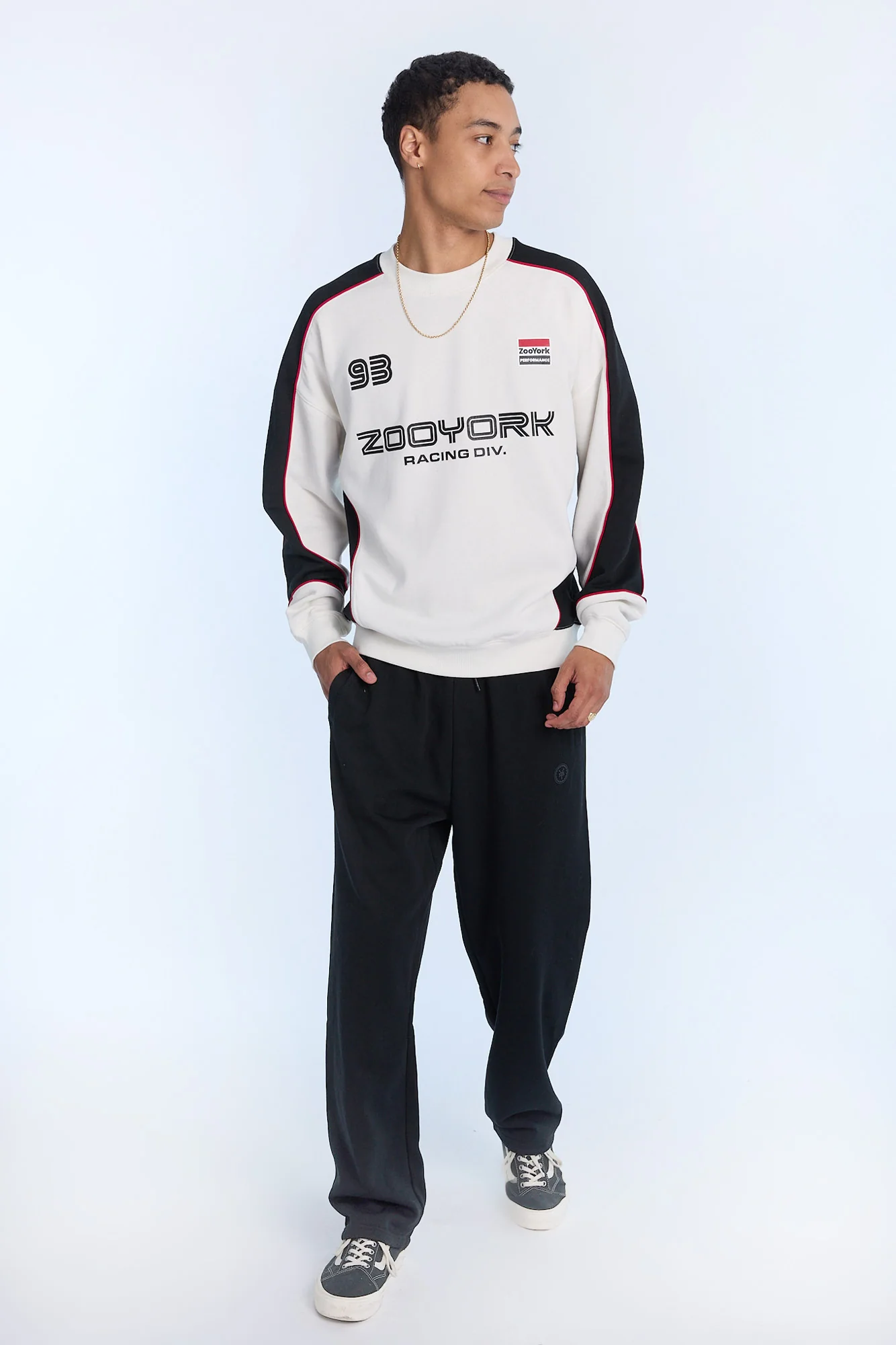 Zoo York Mens Colour Block Sweatshirt - Image 8