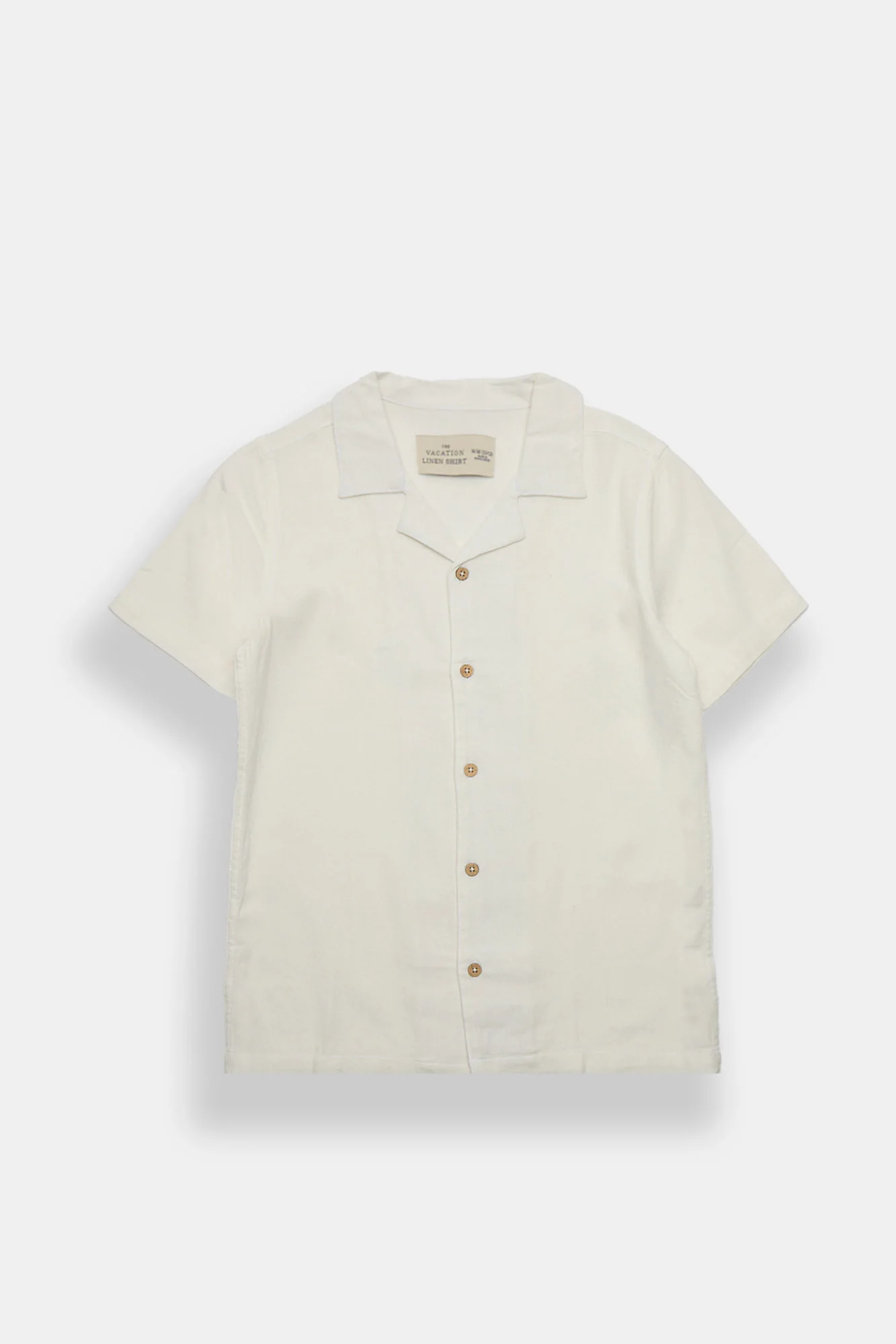 Youth Linen-Blend Button-Up Shirt - Image 3