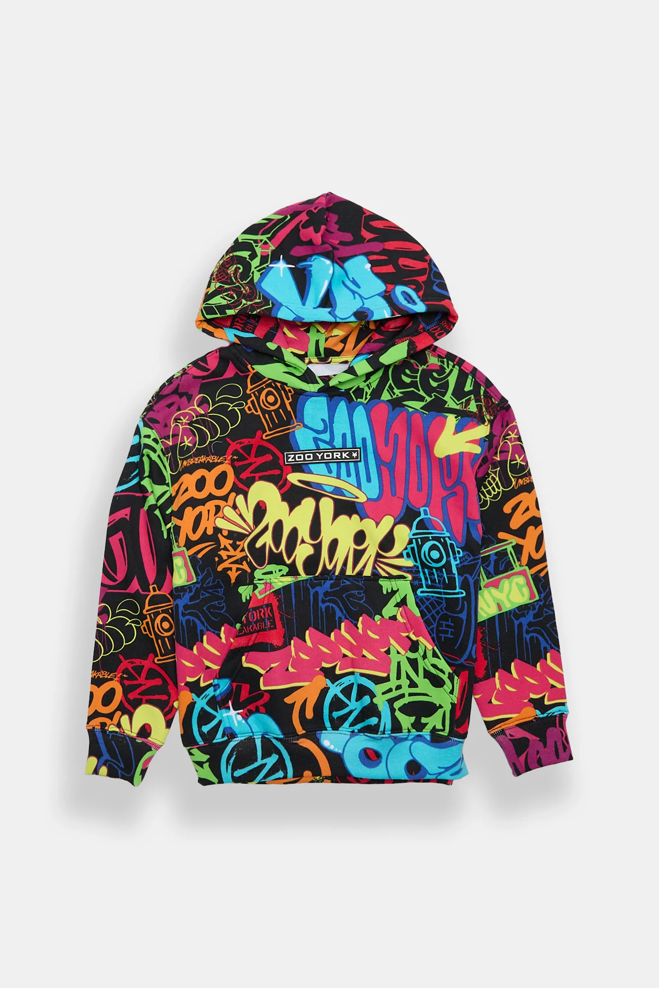 Zoo York Youth Graffiti Print Hoodie - Image 3