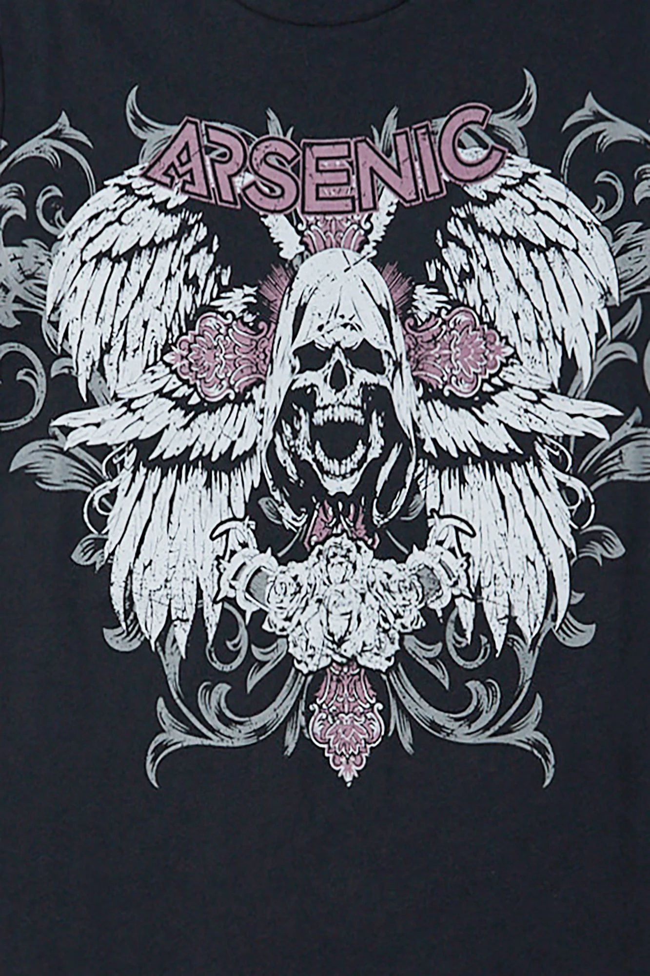 Arsenic Youth Winged Reaper Graphic Tee - Image 4