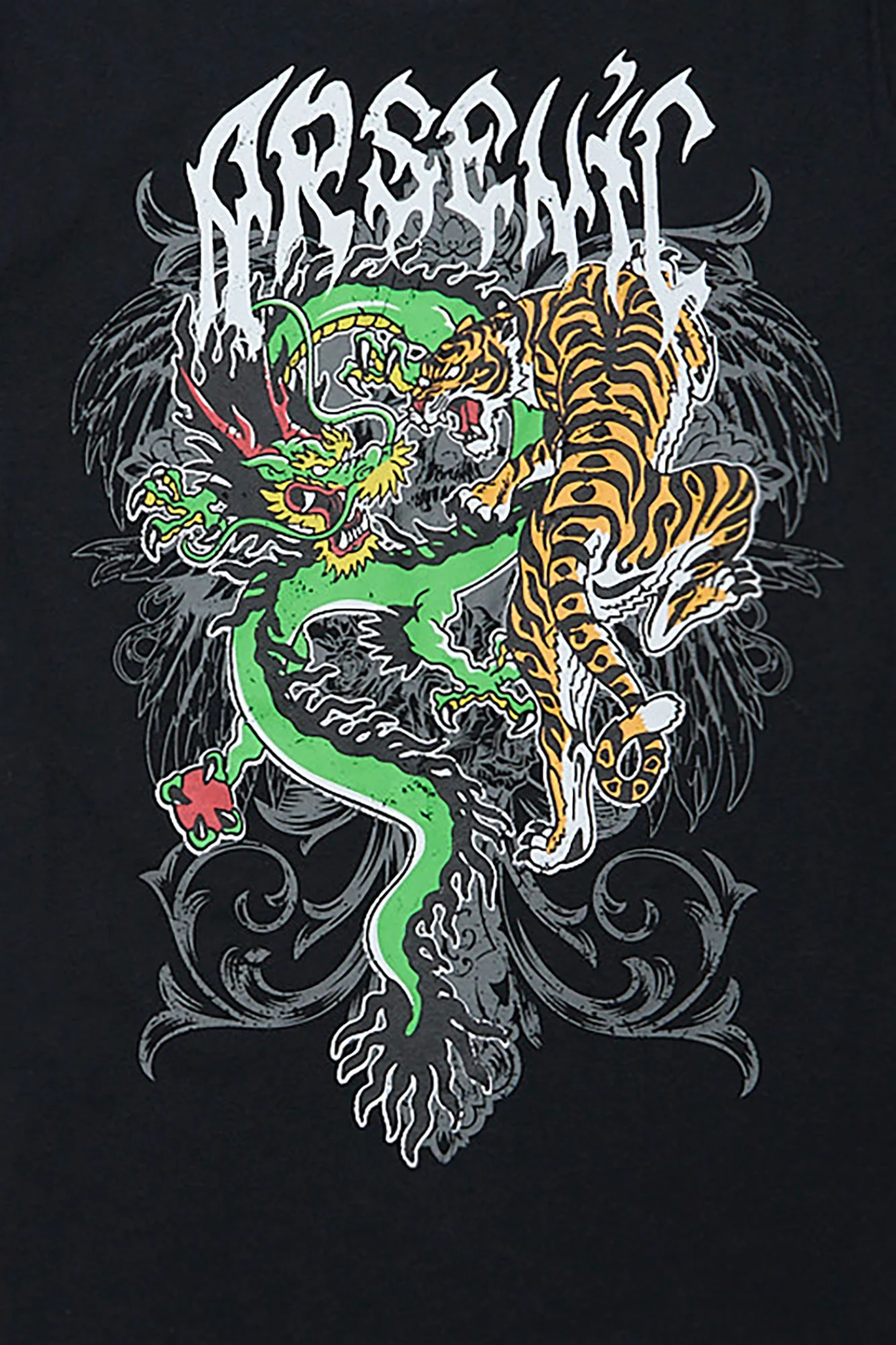 Arsenic Youth Dragon Tattoo Graphic Tee - Image 4