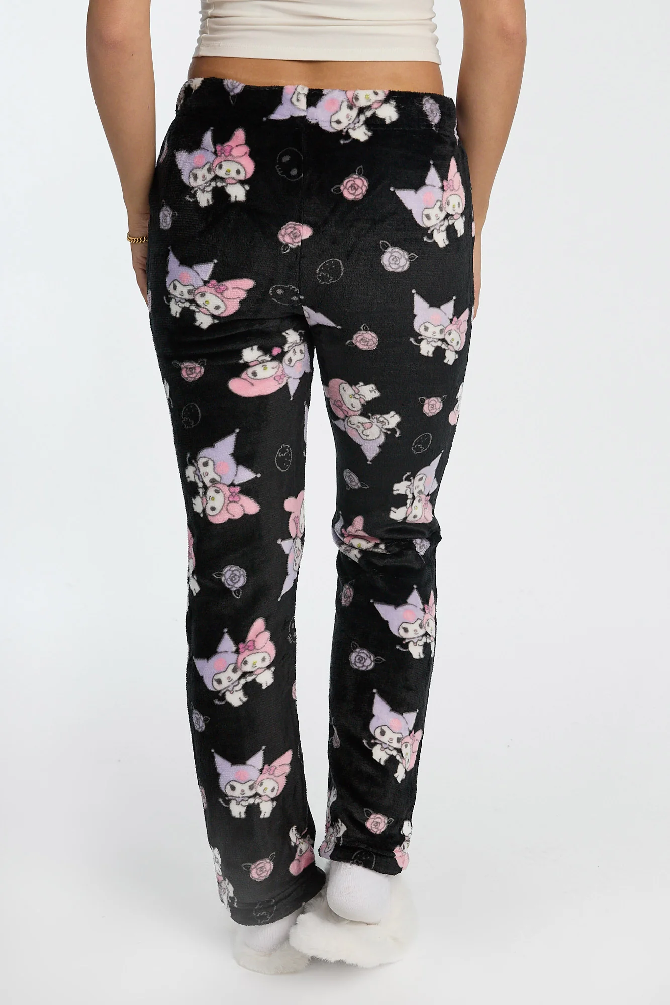 Kuromi My Melody Plush Pajama Pant - Image 3