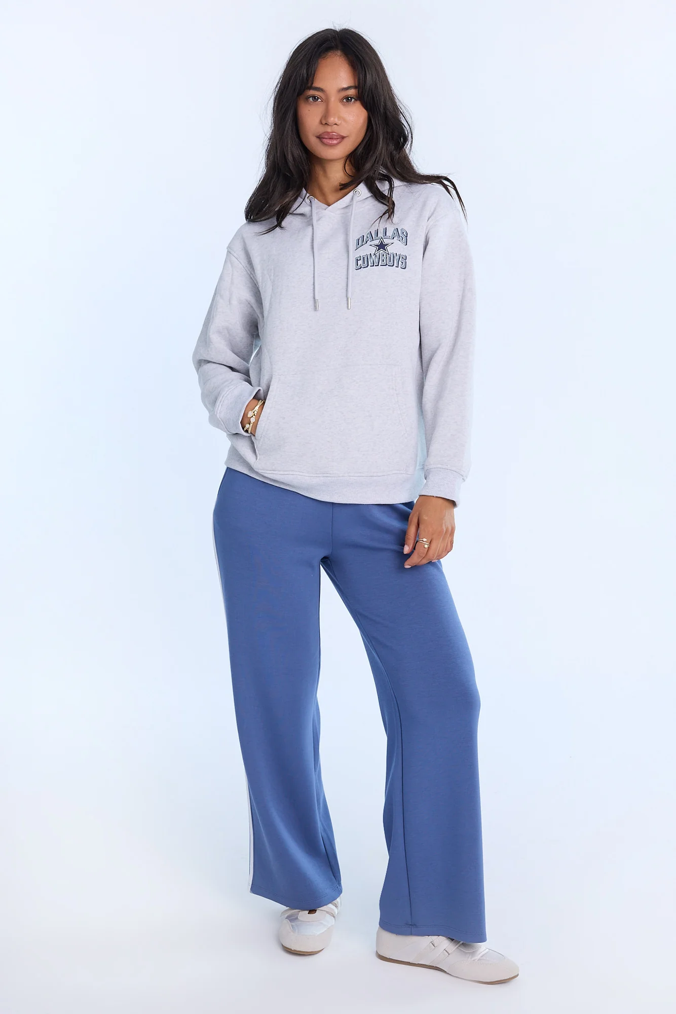 Dallas Cowboys Graphic Boyfriend Hoodie - Image 4