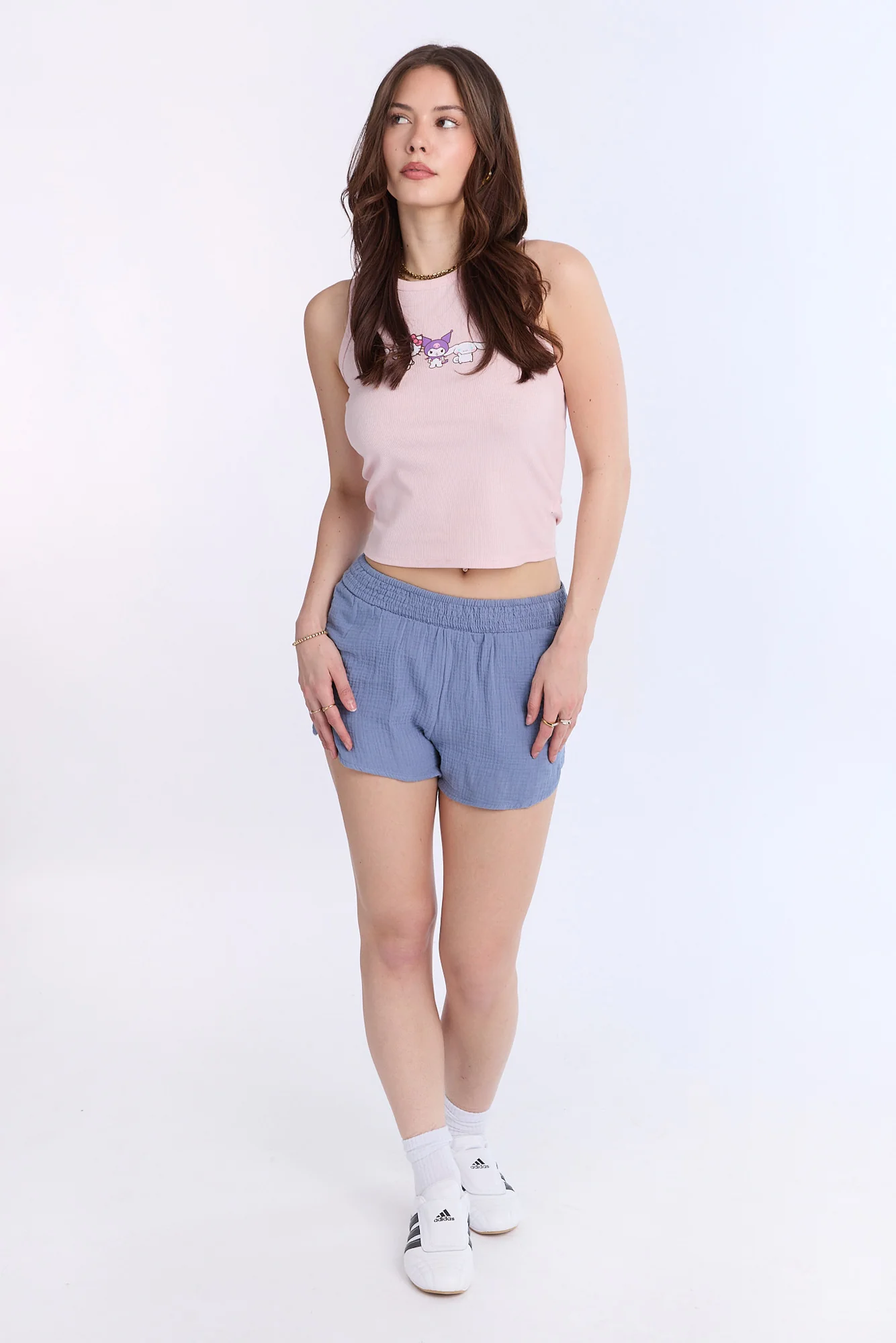 Hello Kitty & Friends Ribbed High Neck Tank Top - Image 4